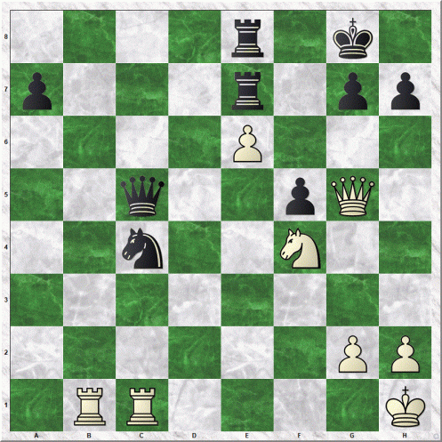 Anand Viswanathan - Christiansen Johan-Sebastian (35...Nxc4).gif