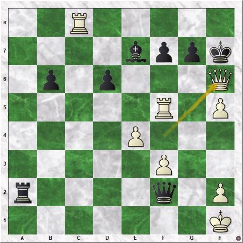 Carlsen Magnus - Karjakin Sergey (50.Qh6+!!)