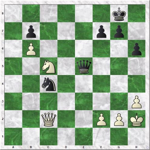 Sasikiran K - McShane L (33...Qe5+)