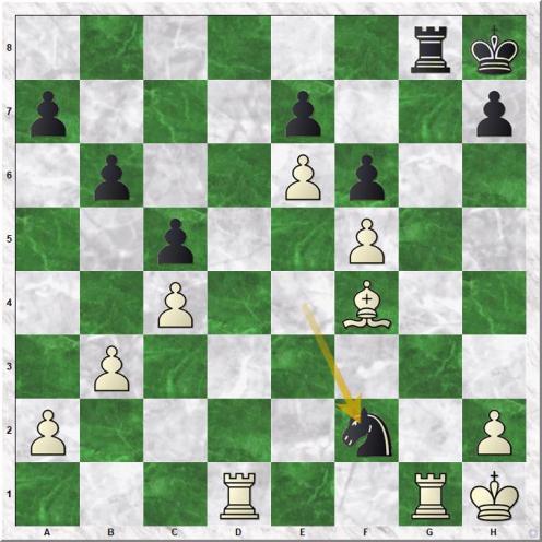 Janosevic Dragoljub - Petrosian Tigran V (34...Nf2#)