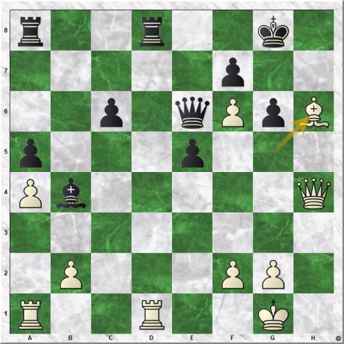 Lilienthal Andor - Smyslov Vassily V (30.Bh6!)