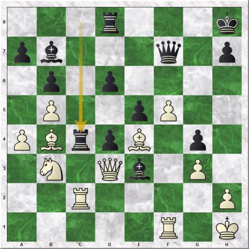 Tikkanen H - Vitiugov N (31...Rxc4)