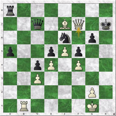 Taimanov Mark E - Petrosian Tigran V (39.Qxf7+)
