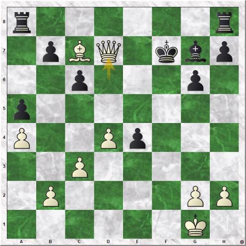 Carlsen Magnus - Utegaliyev Azamat (26.Qd7+)