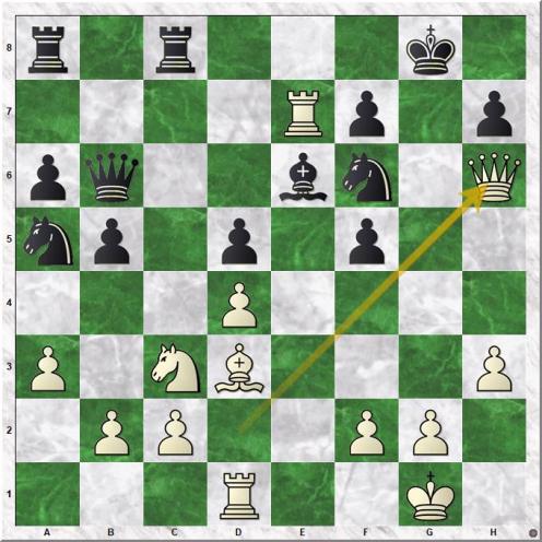 Jobava Baadur - Ponomariov Ruslan (18.Qxh6)